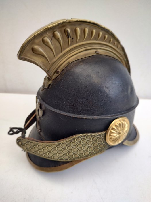 Frankrig - Militær hjelm - Brandmandshjelm Casquette de Feu