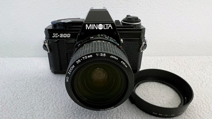 Minolta X-300 + MD Rokkor 2/50mm + MD Zoom 35/35-70mm | Reflekskamera med enkelt linse (SLR)