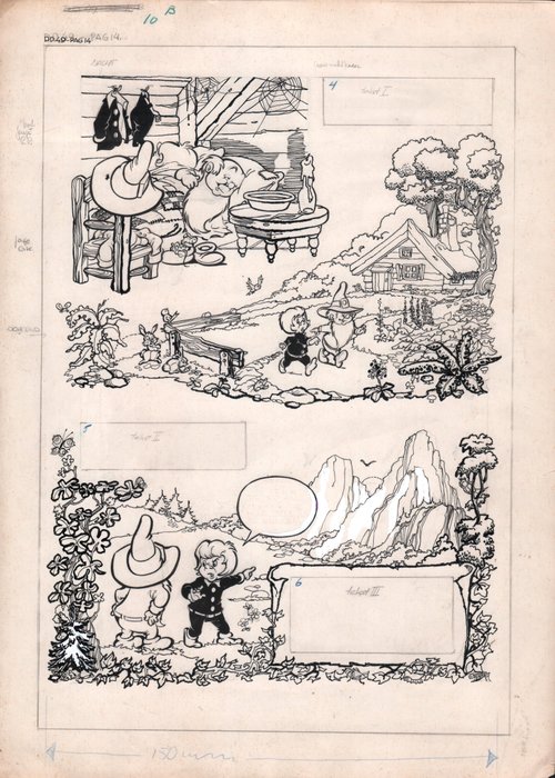 Toonder Studio's - 1 Original page - Olle Kapoen - 1959