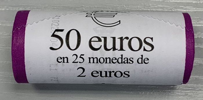 Andorra. 2 Euro 2022 (25 monnaies) en rouleau  (Ingen mindstepris)