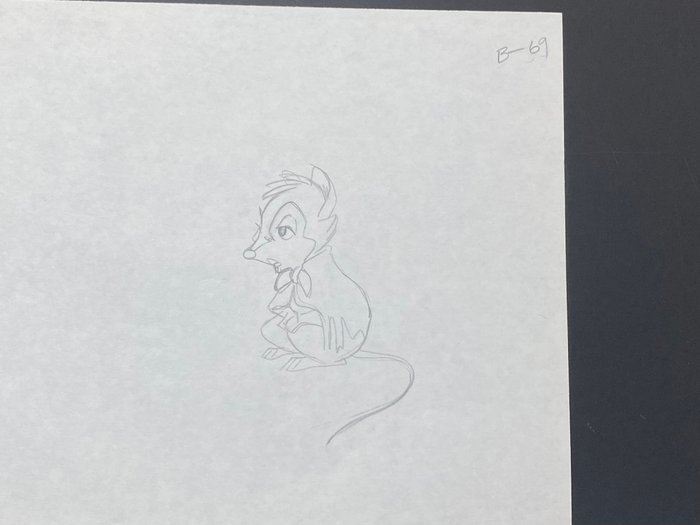 The Secret of NIMH by Don Bluth (1982) - 1 Original animationstegning af Mrs Brisby