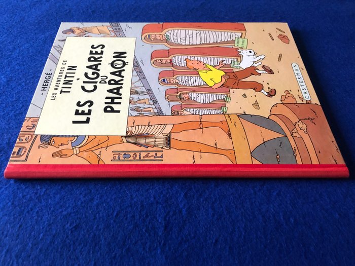 Tintin - Les Cigares du Pharaon (B33) - C - 1 Album - Genoptryk - 1963