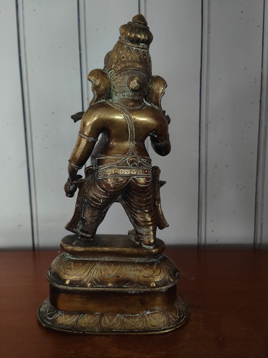 Ganesha statue - Bronze - Indien - slutningen af det 20. århundrede