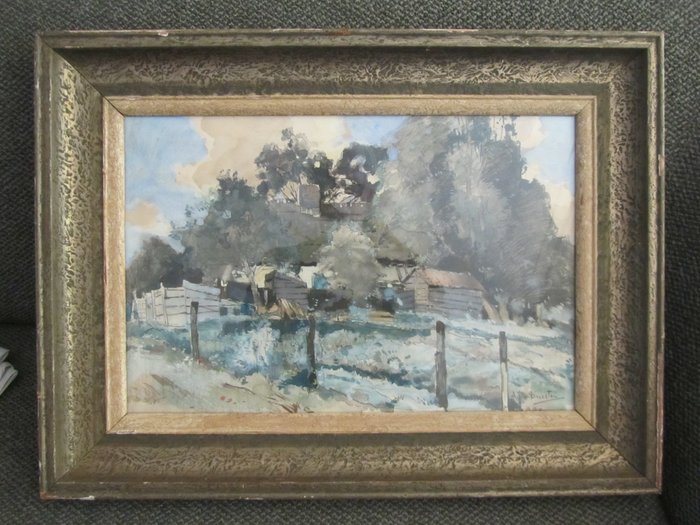 A J van Driesten  (1878 - 1969) - Boerderij