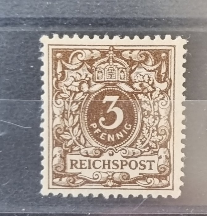 Tyske Kejserrige  - German Empire Krone/Adler 45aa ubrugt med fotobefund - 45aa