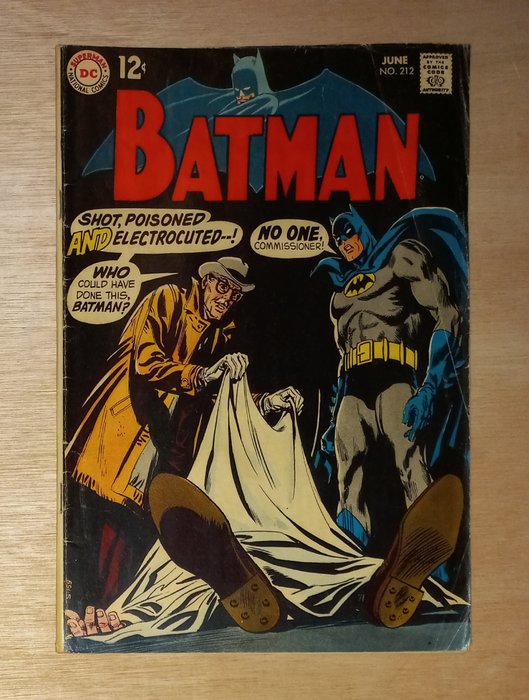 Batman #212 - A Silver Age classic! - 1 Comic - Første udgave - 1969