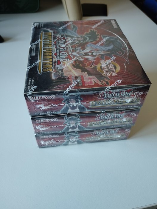 Konami - 3 Booster box - Yu-Gi-Oh! Mystic Fighters