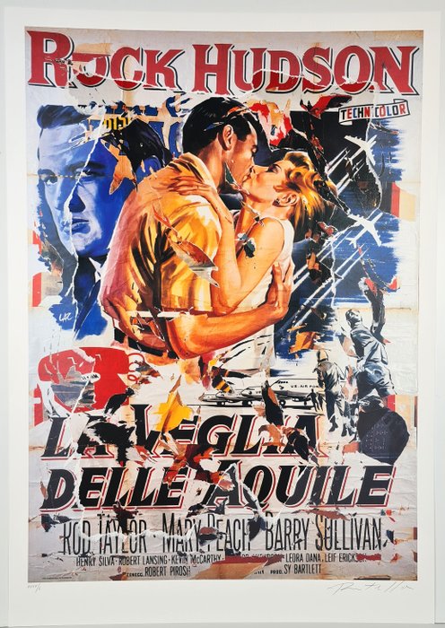 Mimmo Rotella (1918-2006) - La Veglia delle Aquile (A Gathering of Eagles)