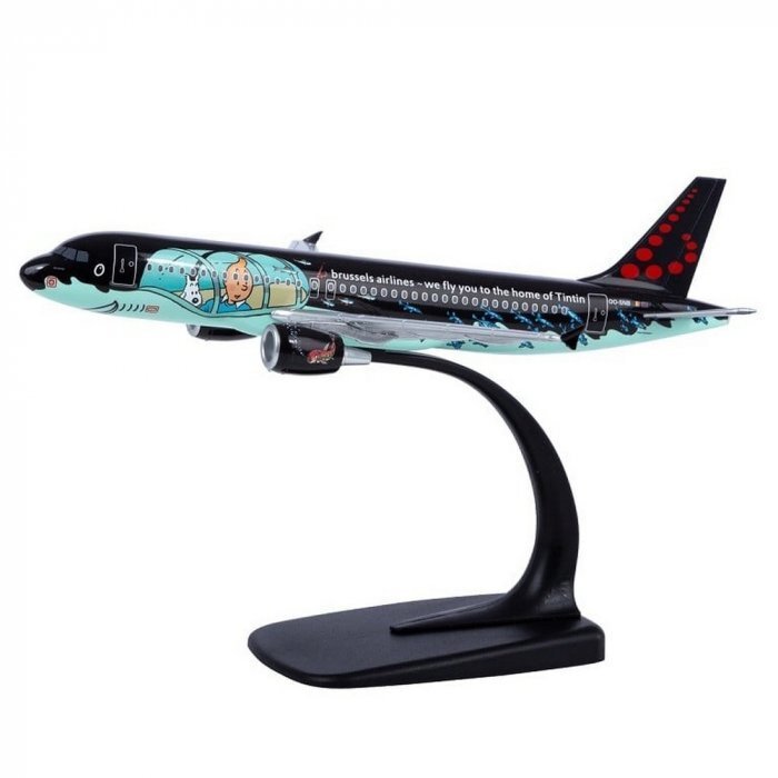 Moulinsart - Tintin - 1 - avion airbus A320 rackam le rouge 1/200 neuf sous scelle