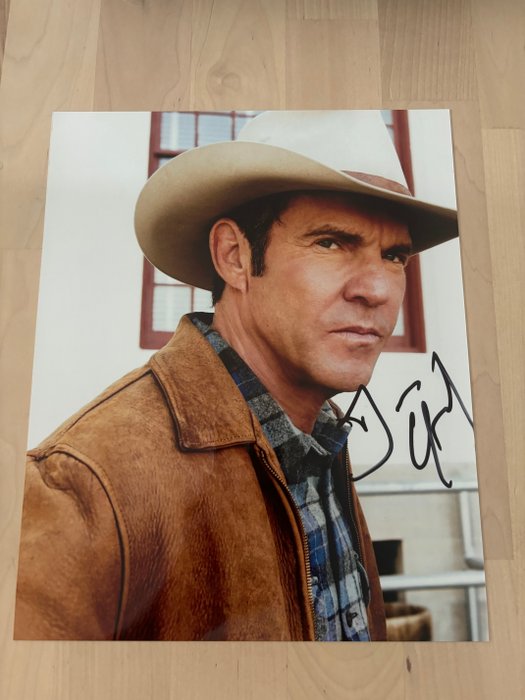 Dennis Quaid - Signed in Person - with Certificate - Autograph photo - No Reserve!