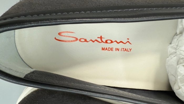 Santoni 7,5UK - No reserve price - Hyttesko - Størelse: 41.5 (EU/IT) / 7.5 (UK) / 8.5 (US) - Ny og i æsken