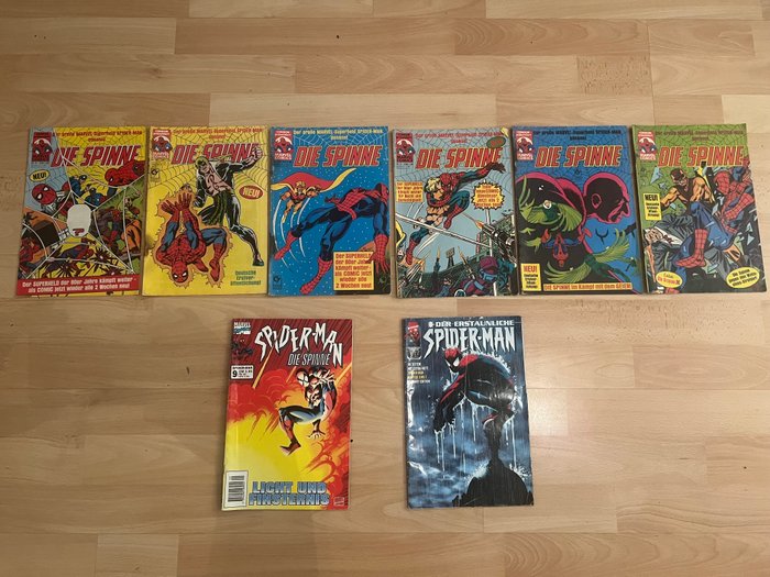 Spiderman - Die Spinne Condor und Marvel Ausgaben - 8 Comic - Første udgave