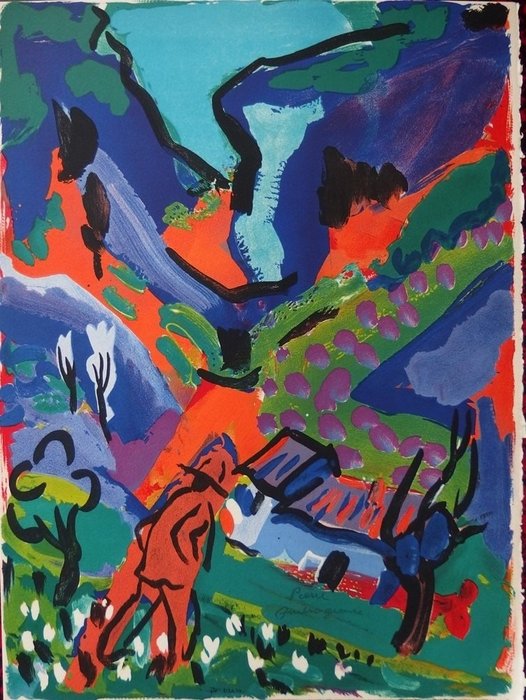 Pierre Ambrogiani (1907-1985) - Paysage provençal