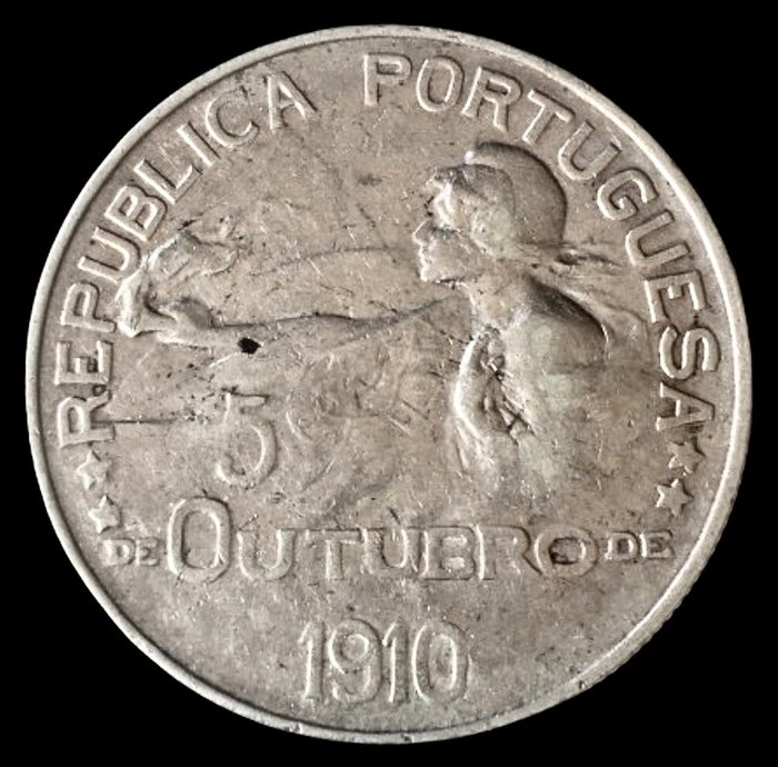 Portugal. República. Escudo - 1910 - (R659)  (Ingen mindstepris)