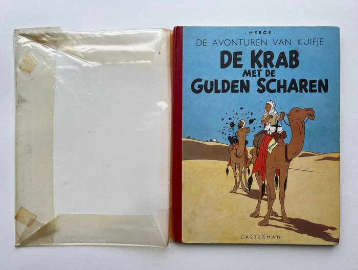 Kuifje 9 - De krab met de gulden scharen (A52) - 1 Album - Genoptryk - 1952