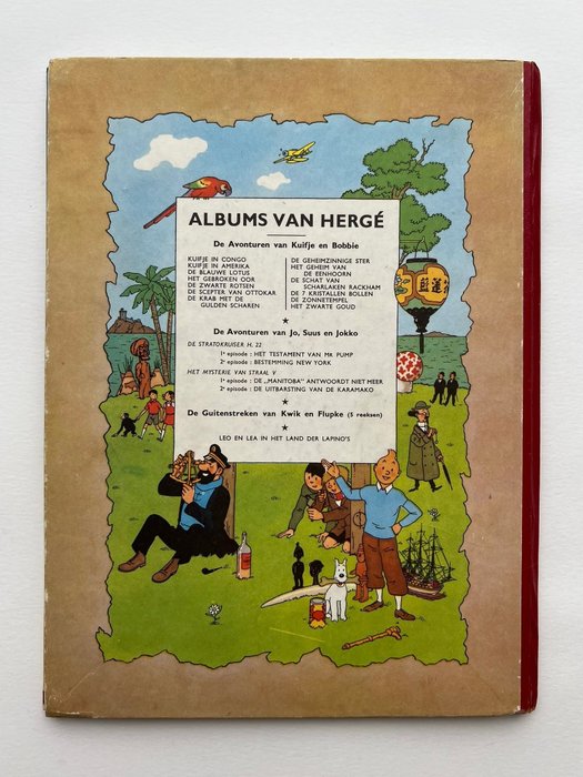 Kuifje 9 - De krab met de gulden scharen (A52) - 1 Album - Genoptryk - 1952