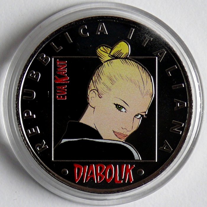 Italien. 5 Euro 2023 "Diabolik" (3 coins)  (Ingen mindstepris)