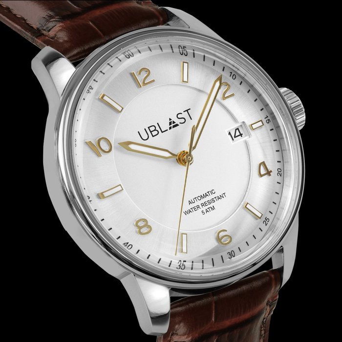 Ublast - Elegant Date - REF.UBEL40WH - Automatico - Mænd - Ny