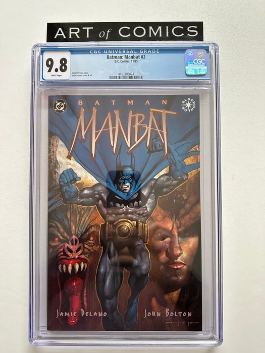 Batman: Manbat #2 - CGC Graded 9.8 - 1 Graded comic - Første udgave - 1995