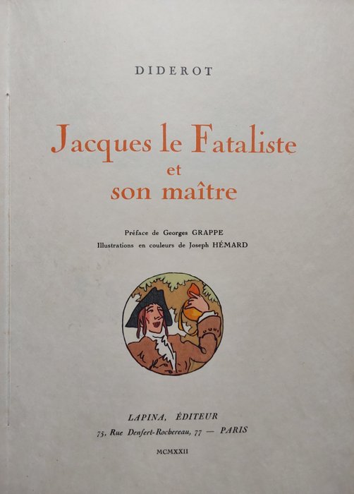 Diderot / Hémard - Jacques le fataliste et son maître [1/27 sur Japon impérial] - 1922