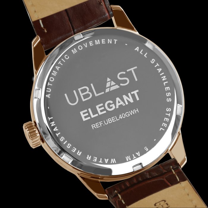 Ublast - Elegant Date - REF.UBEL40GWH - Automatic - Mænd - Ny