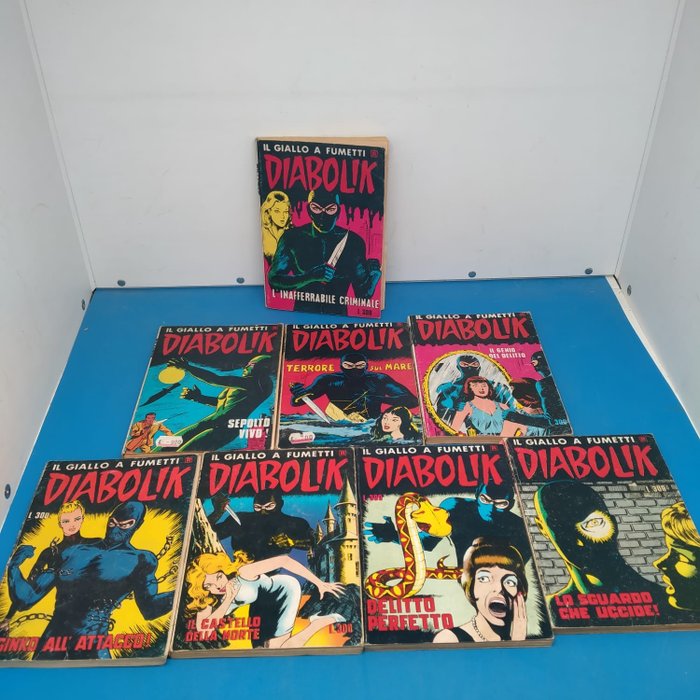 Diabolik - Ristampa 238x Albi assortiti-2/628 - con Gadget - 1 Comic collection - Genoptryk