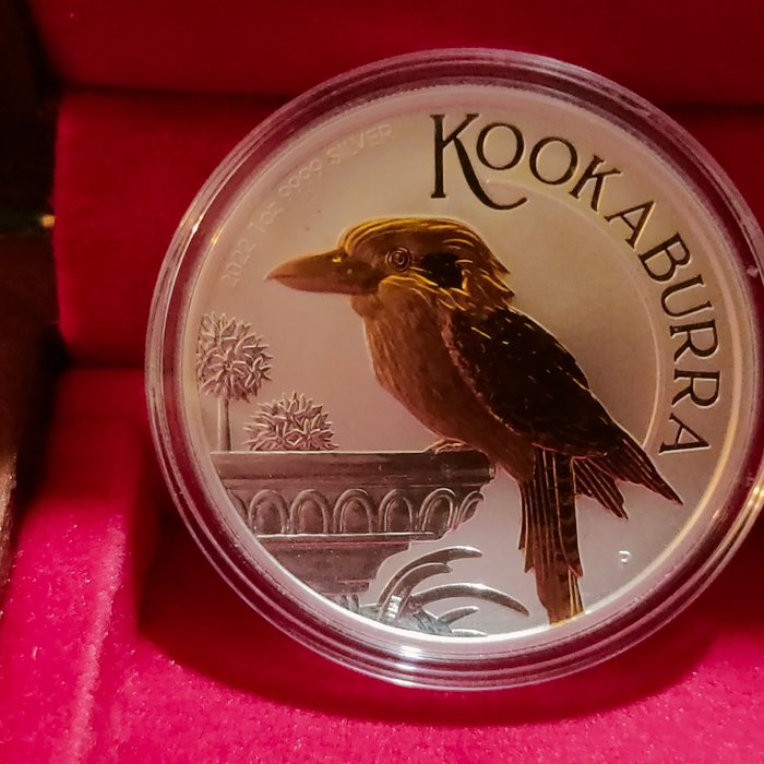 Australien 1 Dollar 2022 Kookaburra - Gilded 1 Oz (999)  (Ingen mindstepris)