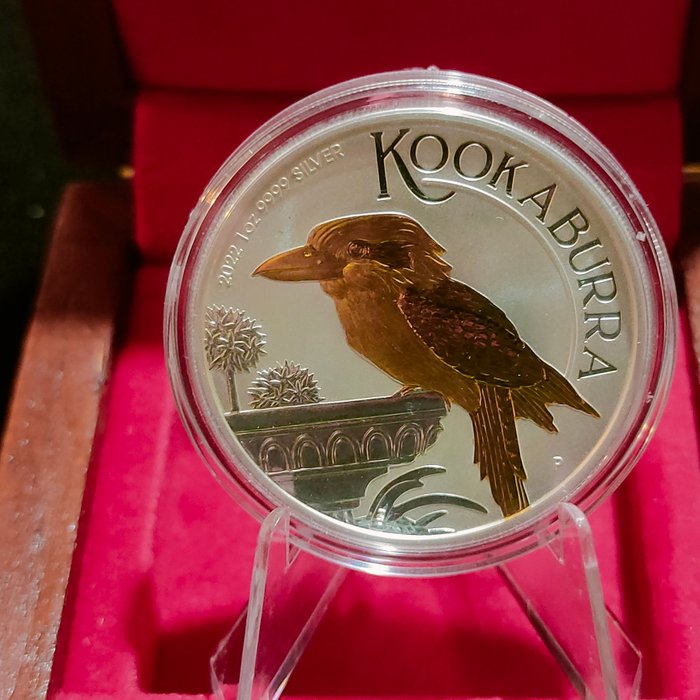 Australien 1 Dollar 2022 Kookaburra - Gilded 1 Oz (999)  (Ingen mindstepris)