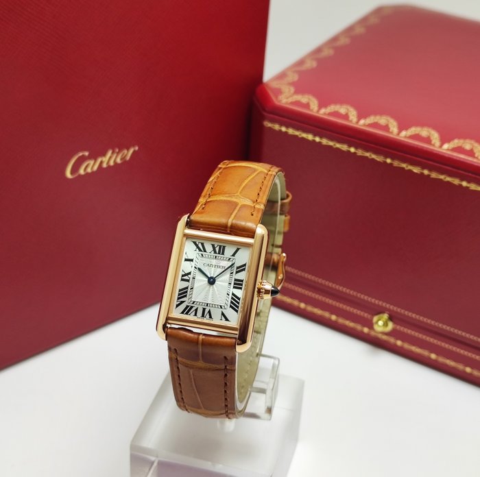 Cartier - Tank Louis Rose Gold - WGTA0010 - Kvinder - 2011-nu