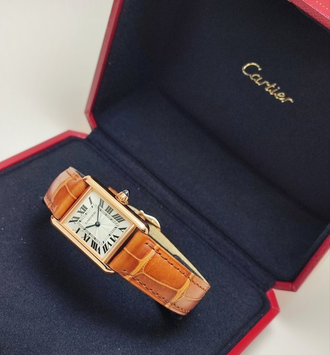 Cartier - Tank Louis Rose Gold - WGTA0010 - Kvinder - 2011-nu