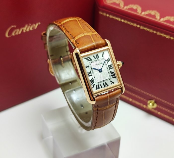 Cartier - Tank Louis Rose Gold - WGTA0010 - Kvinder - 2011-nu