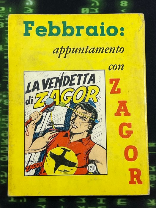 Zagor Zenith - Originale n. 58 Il popolo della Palude - 1 Comic - Første udgave - 1965