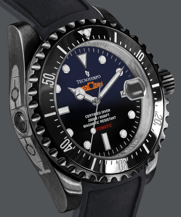 Tecnotempo - Professional Diver 2000M "Orange Submarine" - Limited Edition - - Ingen mindstepris - TT.2000.SARBL - Mænd - 2011-nu