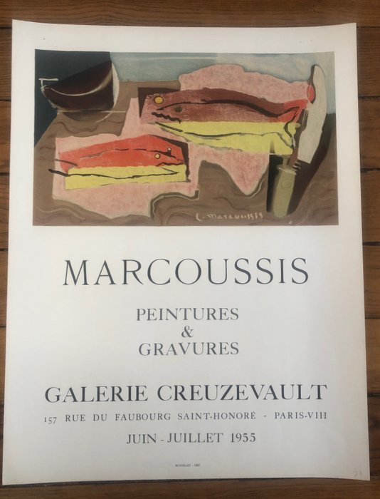 Eugène Boudin - Marcoussis - Peintures  Gravures Galerie Creuzevault 157 Rue Du Faubourg Saint-Honoré - 1970‹erne