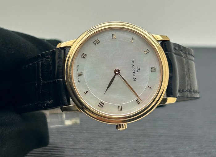 Blancpain - Villeret 34mm Slim Mother of Pearl - Mænd - 1990-1999