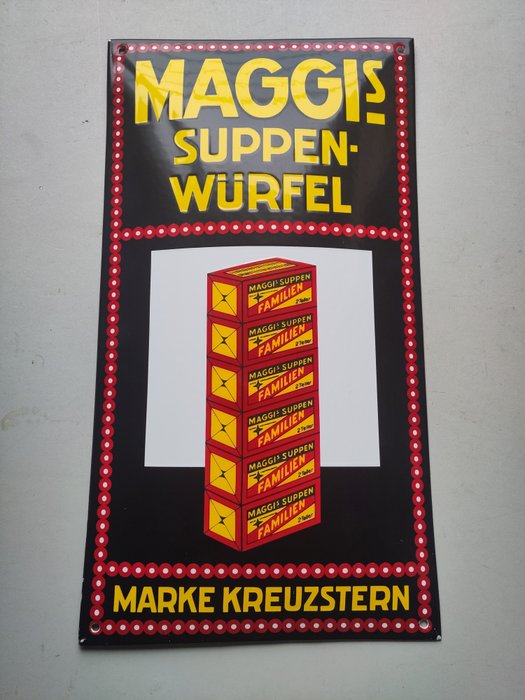 Maggi Suppen - Emaljeskilt - Emalje