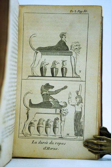 l'Abbé Noël Antoine Pluche - Histoire du ciel considéré selon les idées, des poètes, des philosophes et Moise - 1740