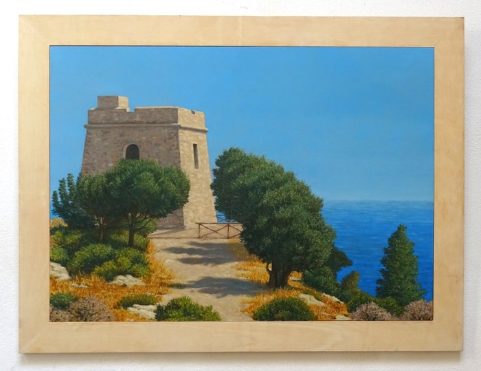 Maarten Welbergen - Kusttoren in Puglia Italie