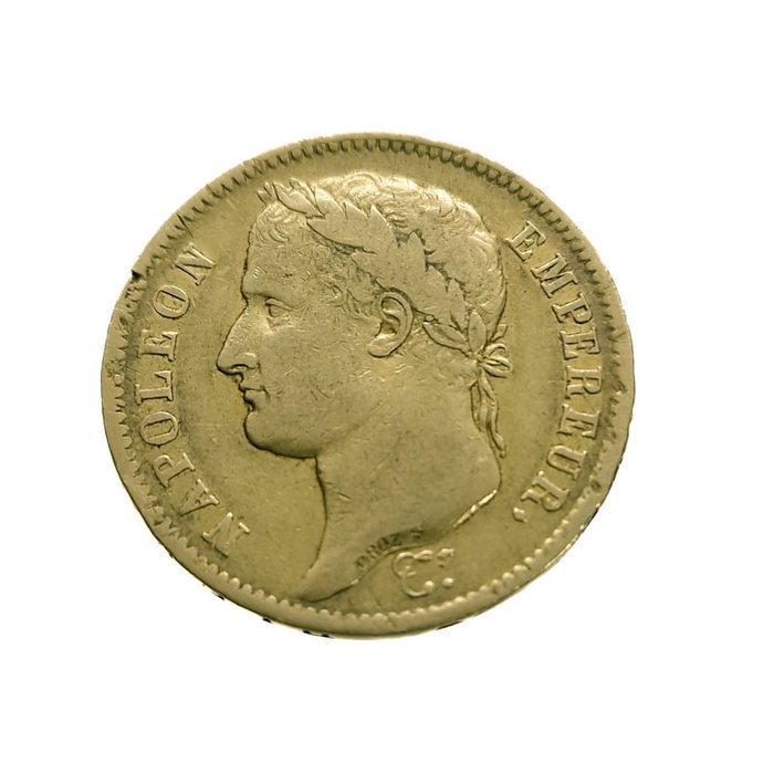 Frankrig Napoléon I (1804-1814) 40 Francs 18108-H (La Rochelle) Paris Napoleon Empereur