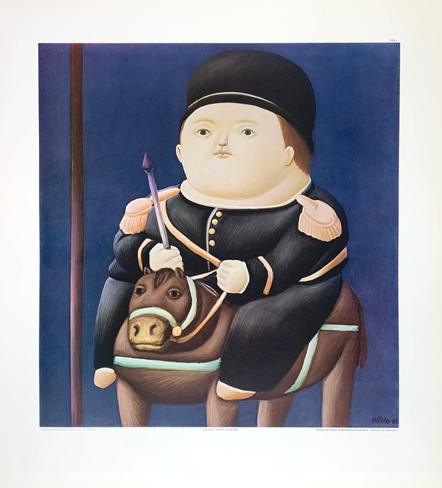 Fernando Botero (after) - St. Georg - 1970‹erne