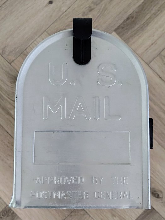 Vintage Brevkasse - U. S. Mail - approved by the Post master General - The Solar Group - 1970-1980 - Flot patineret