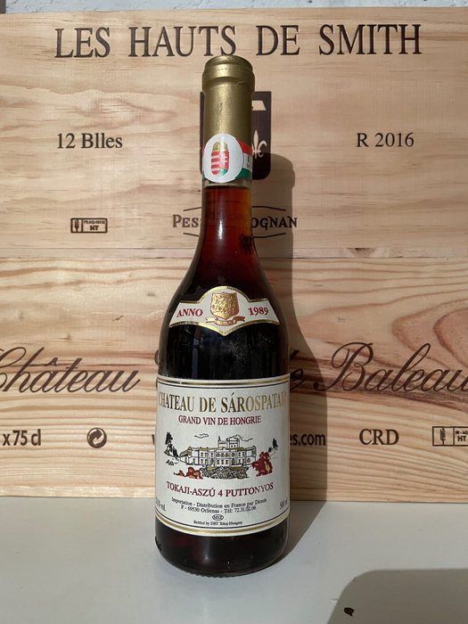 1989 Chateau Sárospatak, Tokaji Aszu 4 Puttonyos - Tokaj - 10 Jennies (0,5 L)