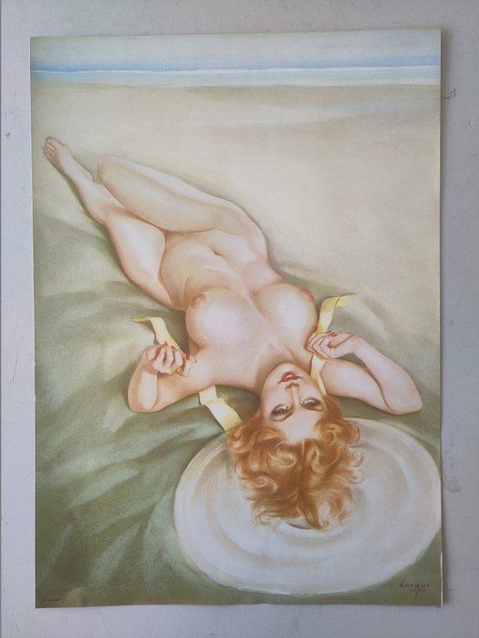 Alberto Vargas - Vargas Pin Up (print 1980er) - 1950‹erne