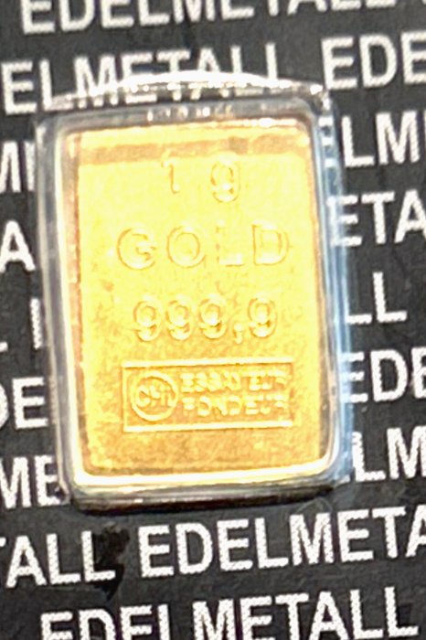 3 gram - Guld 999 - various refineries  (Ingen mindstepris)