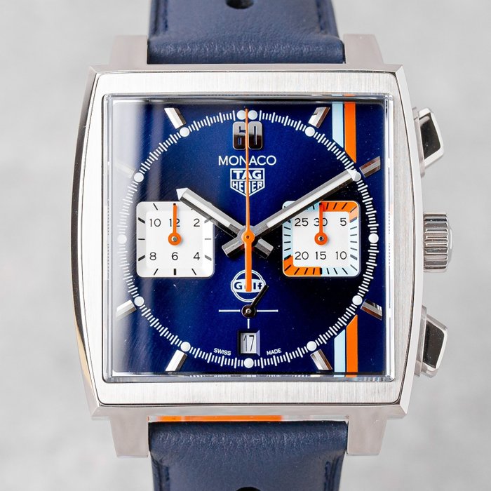 TAG Heuer - Monaco - Gulf Edition - CBL2115FC6494 - Mænd - 2024 - NYHED