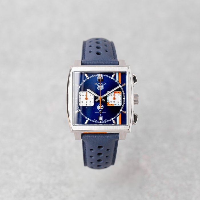 TAG Heuer - Monaco - Gulf Edition - CBL2115FC6494 - Mænd - 2024 - NYHED