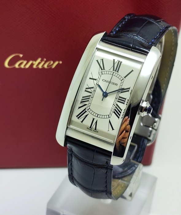 Cartier - Tank Américaine Large - WSTA0018 - Mænd - 2020+