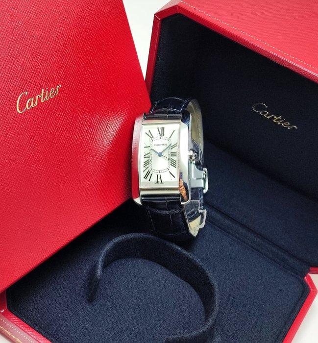 Cartier - Tank Américaine Large - WSTA0018 - Mænd - 2020+