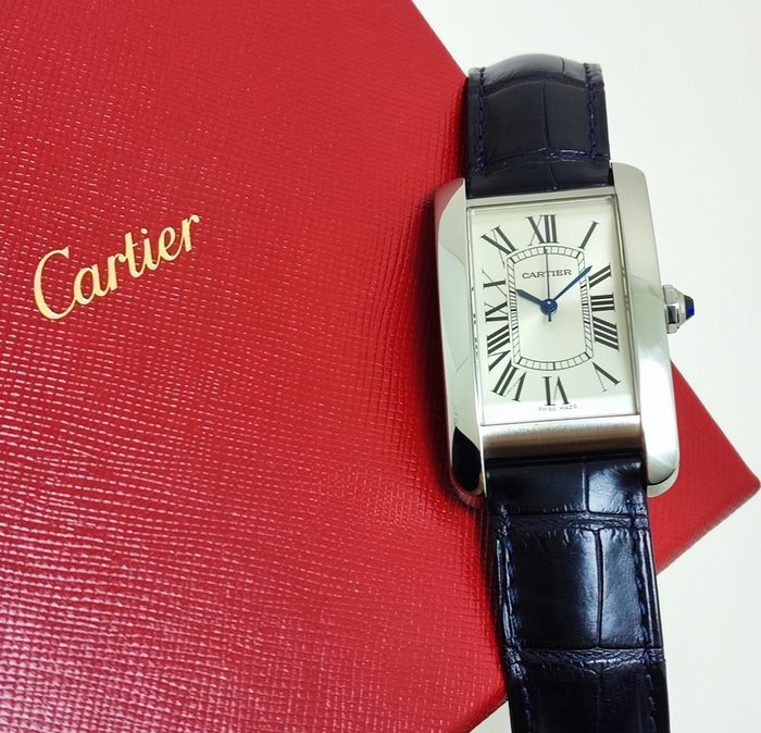 Cartier - Tank Américaine Large - WSTA0018 - Mænd - 2020+