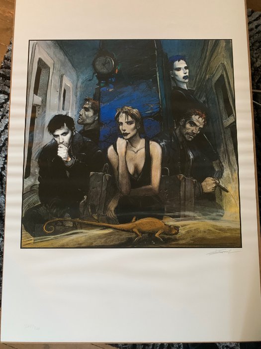 Enki Bilal - 1 Offset Print - Self Portrait - 1994